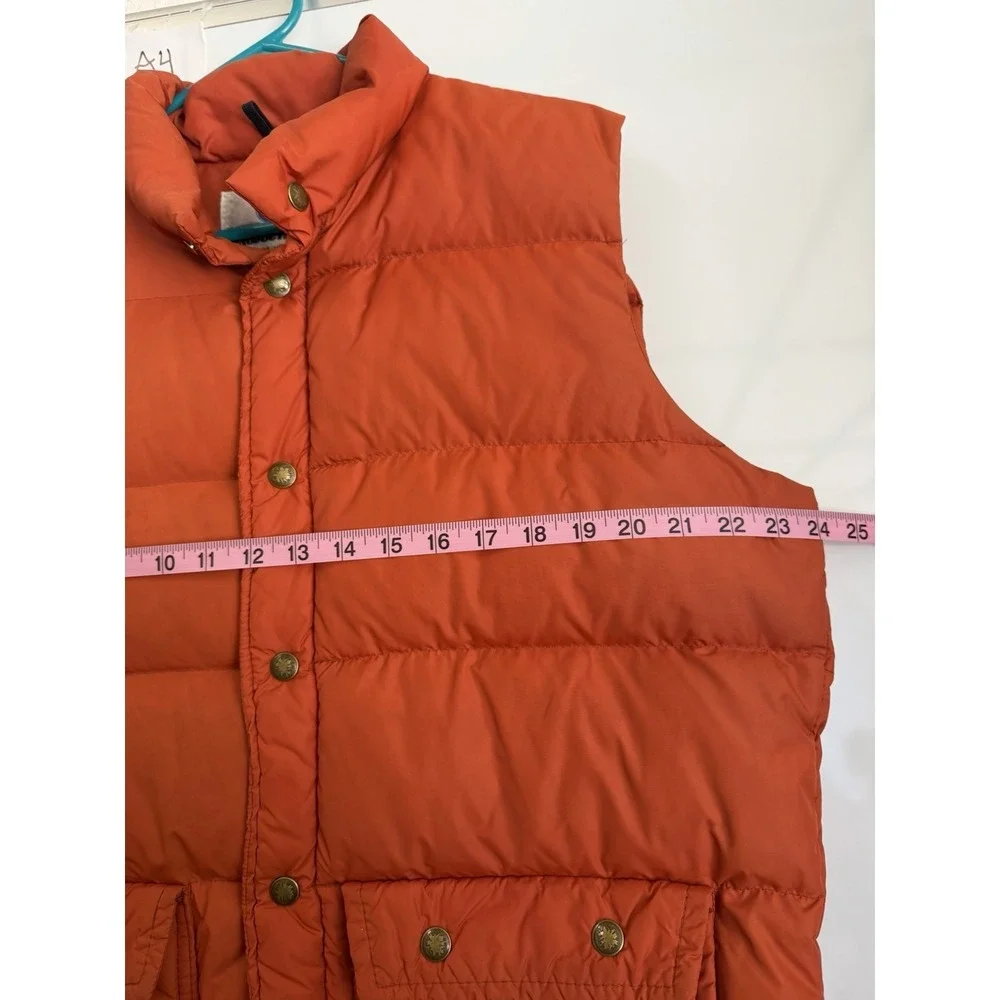 Vintage ROYAL DOWN VEST ORANGE MADE IN U.S.A. 24 Inches